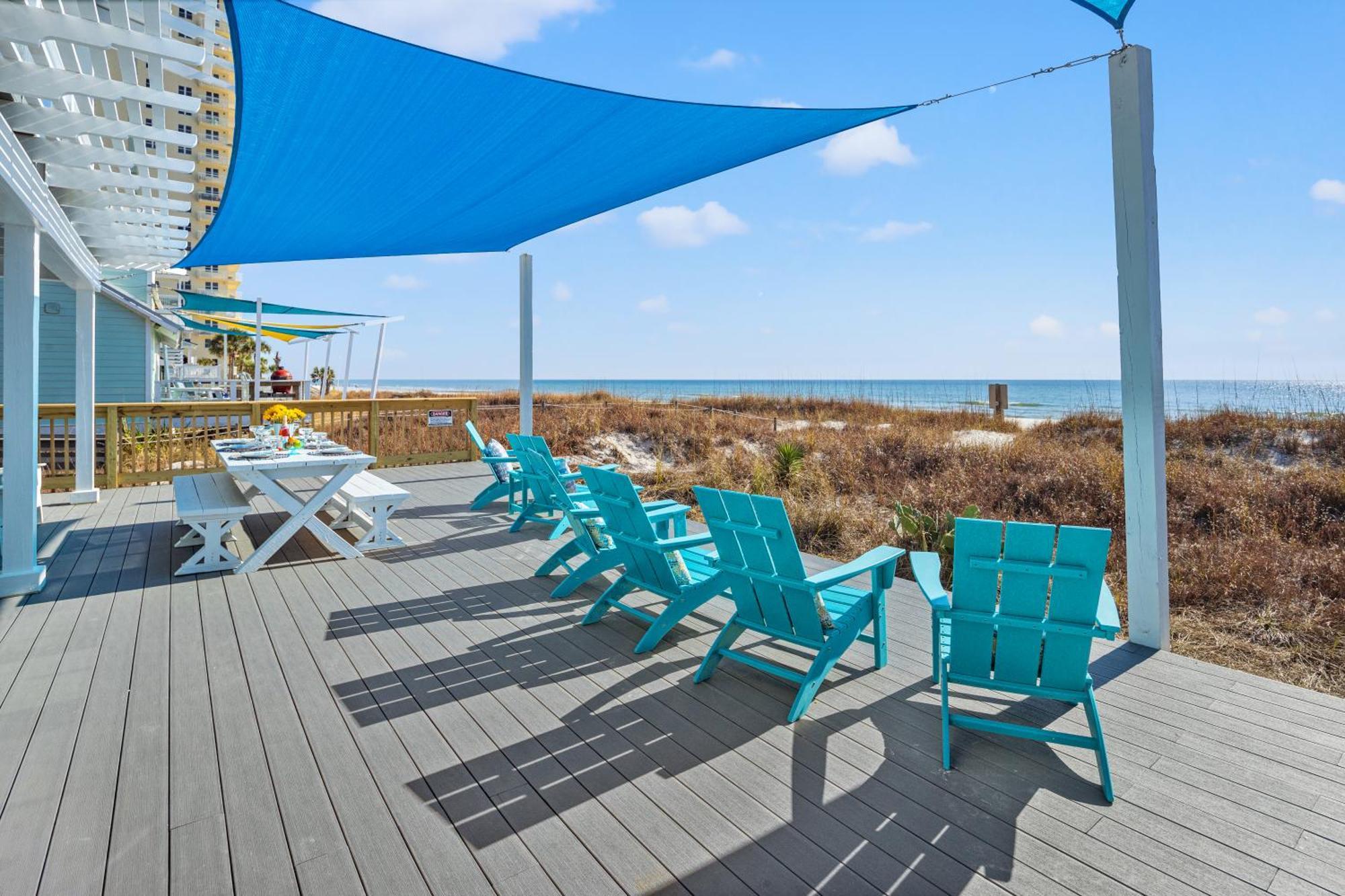 Luxury Gulf Front Property! Directly On The Beach! Sleeps 15! Panama City Beach Exteriör bild