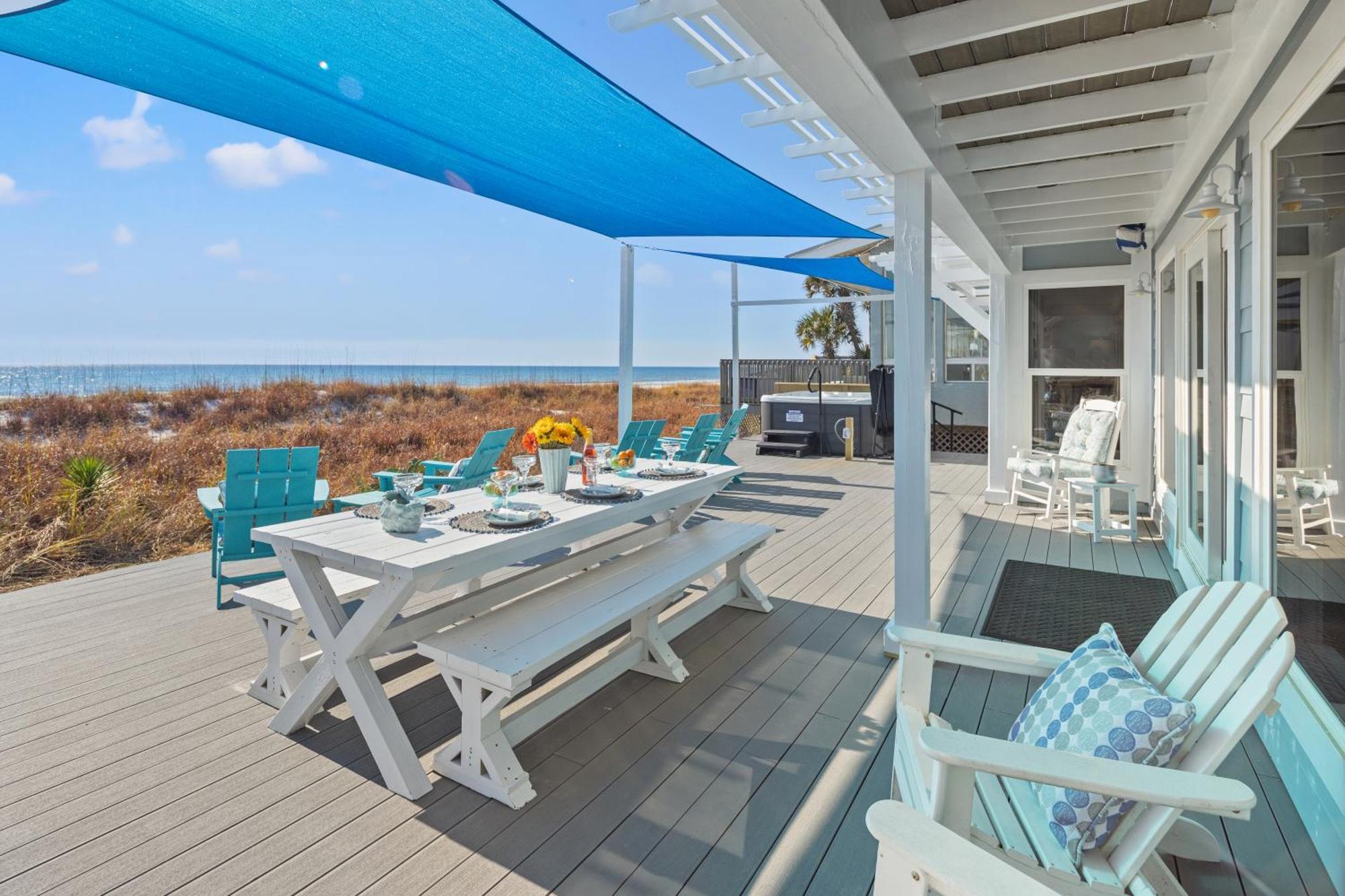 Luxury Gulf Front Property! Directly On The Beach! Sleeps 15! Panama City Beach Exteriör bild