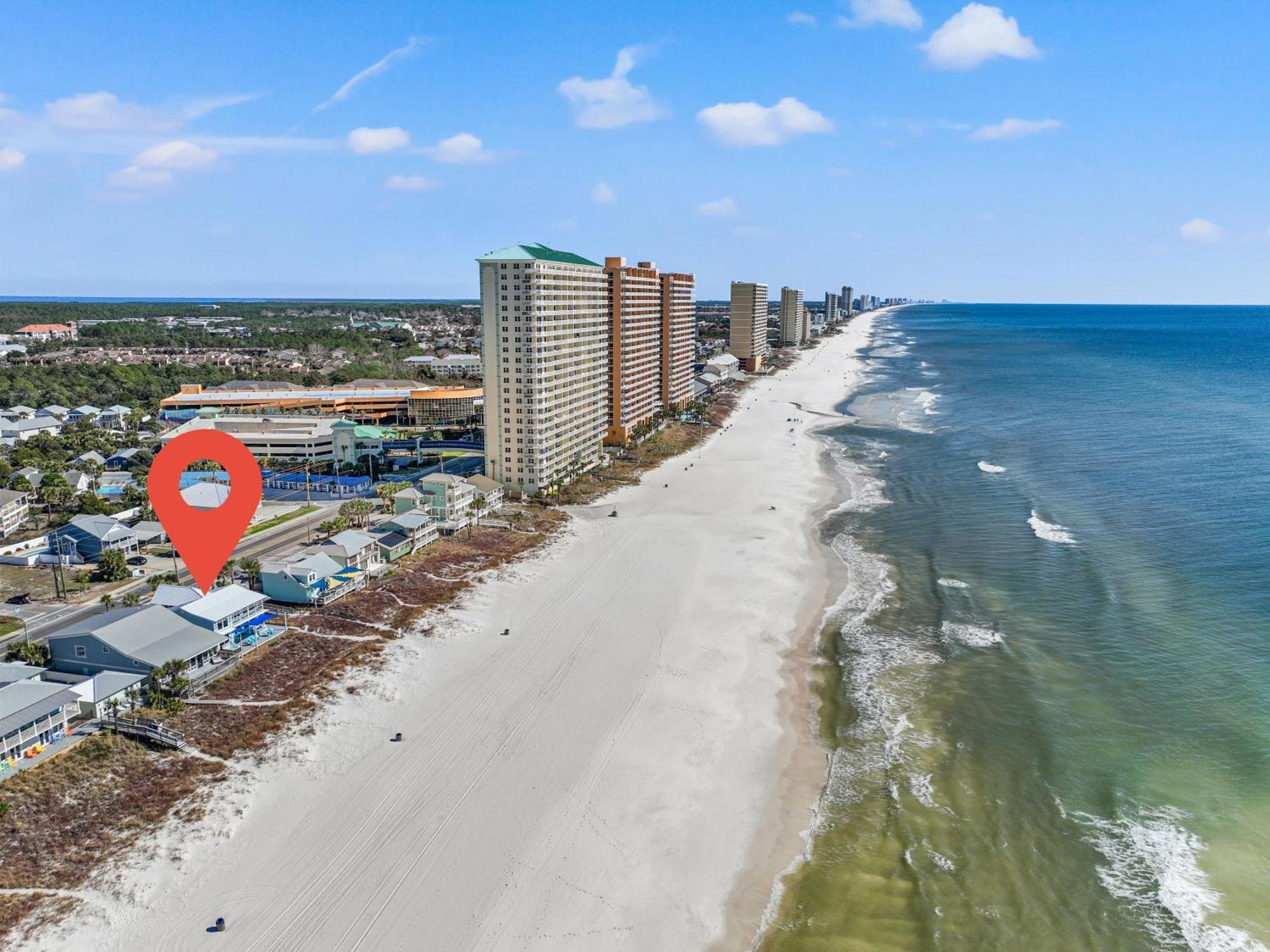Luxury Gulf Front Property! Directly On The Beach! Sleeps 15! Panama City Beach Exteriör bild