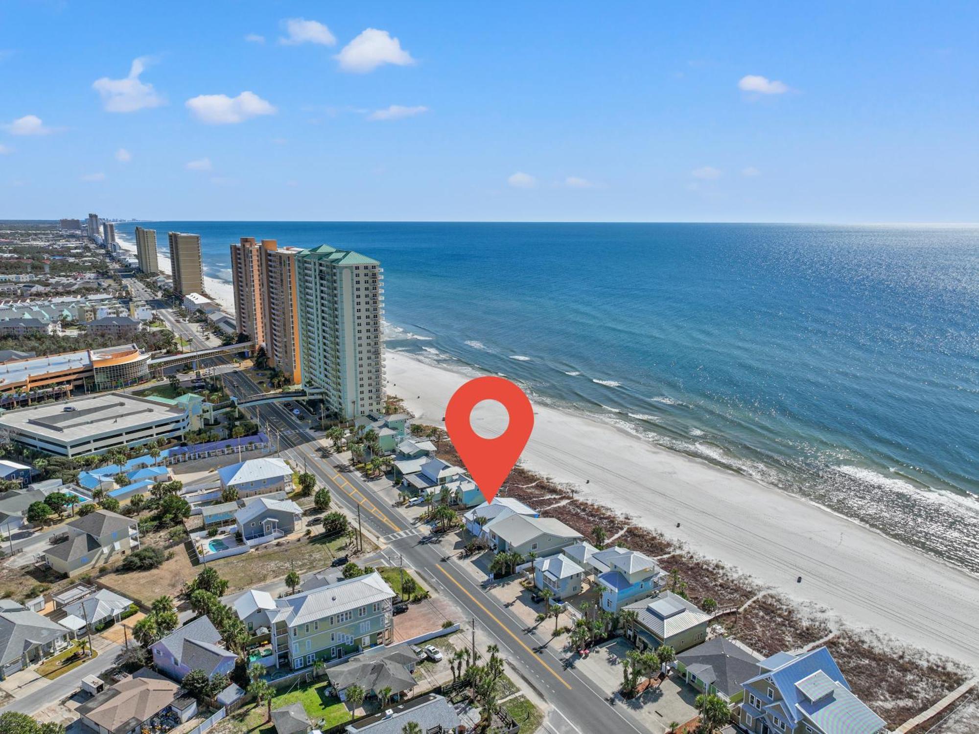 Luxury Gulf Front Property! Directly On The Beach! Sleeps 15! Panama City Beach Exteriör bild